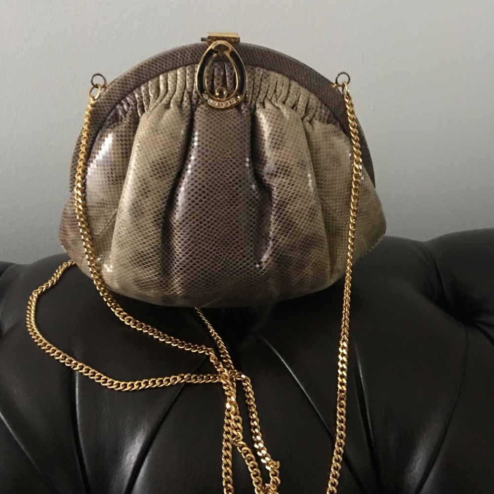 Nice Colombetti Milano Python Snakeskin Purse - image 5